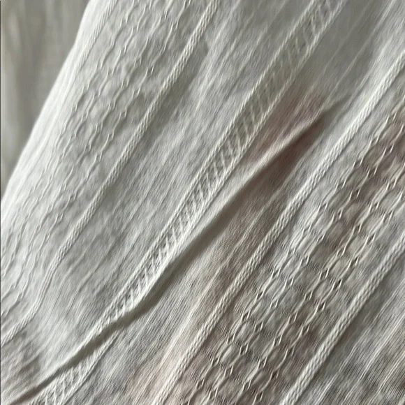 Abercrombie & Fitch Off White Embroidered Blouse - Picture 6 of 7